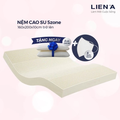 Nệm Cao Su Liên Á 5Zone 3 Nệm Cao Su Liên Á 5Zone 3