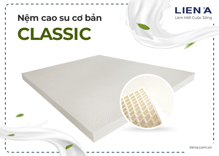 NỆM CAO SU THIÊN NHIÊN CÓ MẤY LOẠI 2 Nem Cao Su Co May Loai Classic