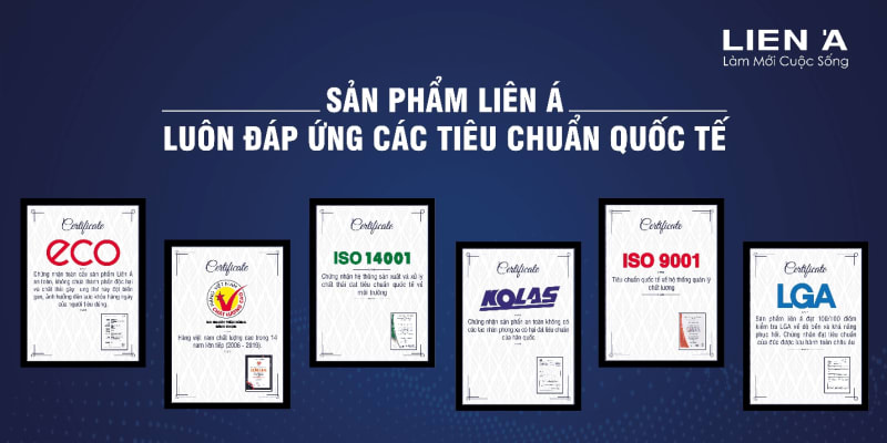 Nệm Liên Á Được Tin Dùng Tại Việt Nam Và 45 Quốc Gia. 2 nệm liên á được tin dùng