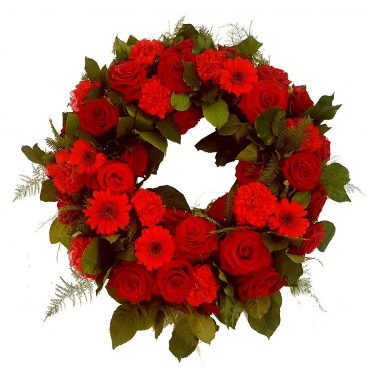 Sprudlenede rød krans