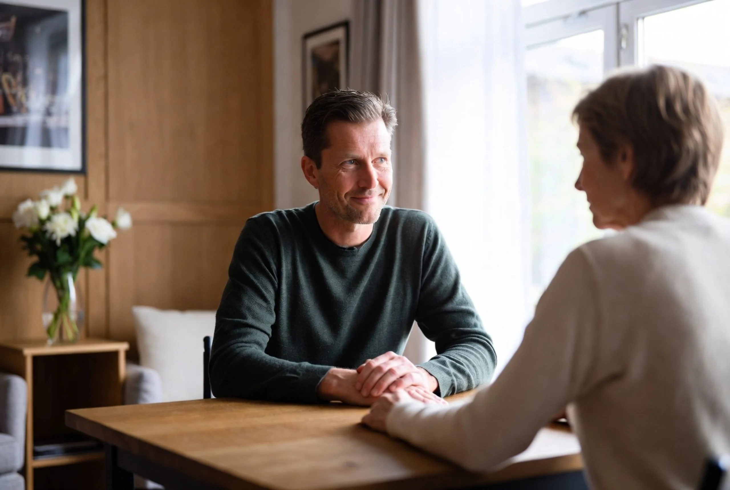 Hvordan vælger man den rigtige bedemand? 8 gode spørgsmål at stille. At vælge bedemand er et af de første og vigtigste valg, man står overfor efter et dødsfald. AI billede.