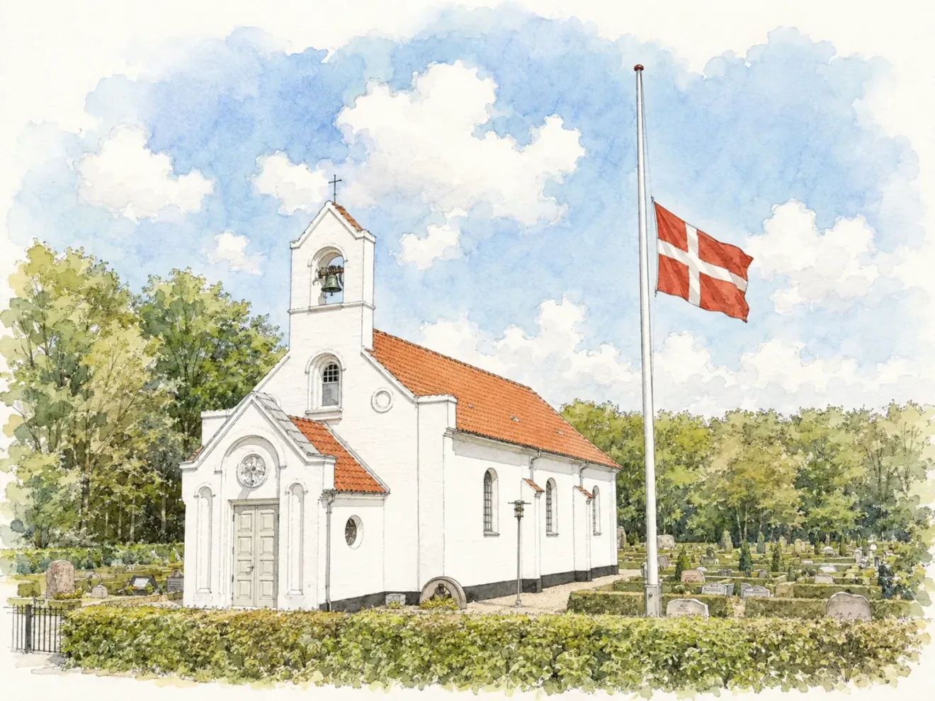 Frederiks Kirke, hvor Søhøjlandets Begravelser holder begravelser og bisættelser