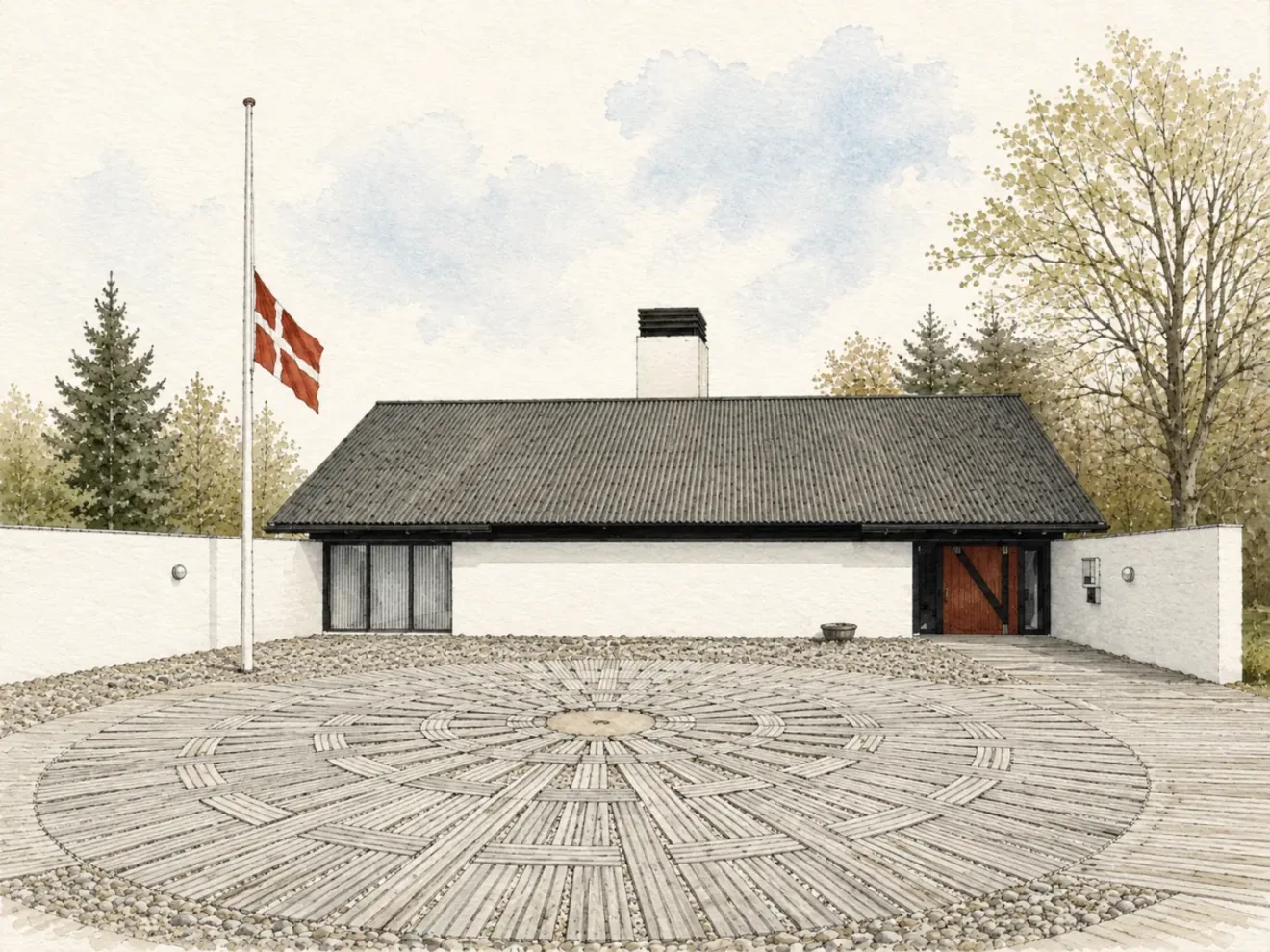 Hald Ege Kirke, hvor Søhøjlandets Begravelser holder begravelser og bisættelser