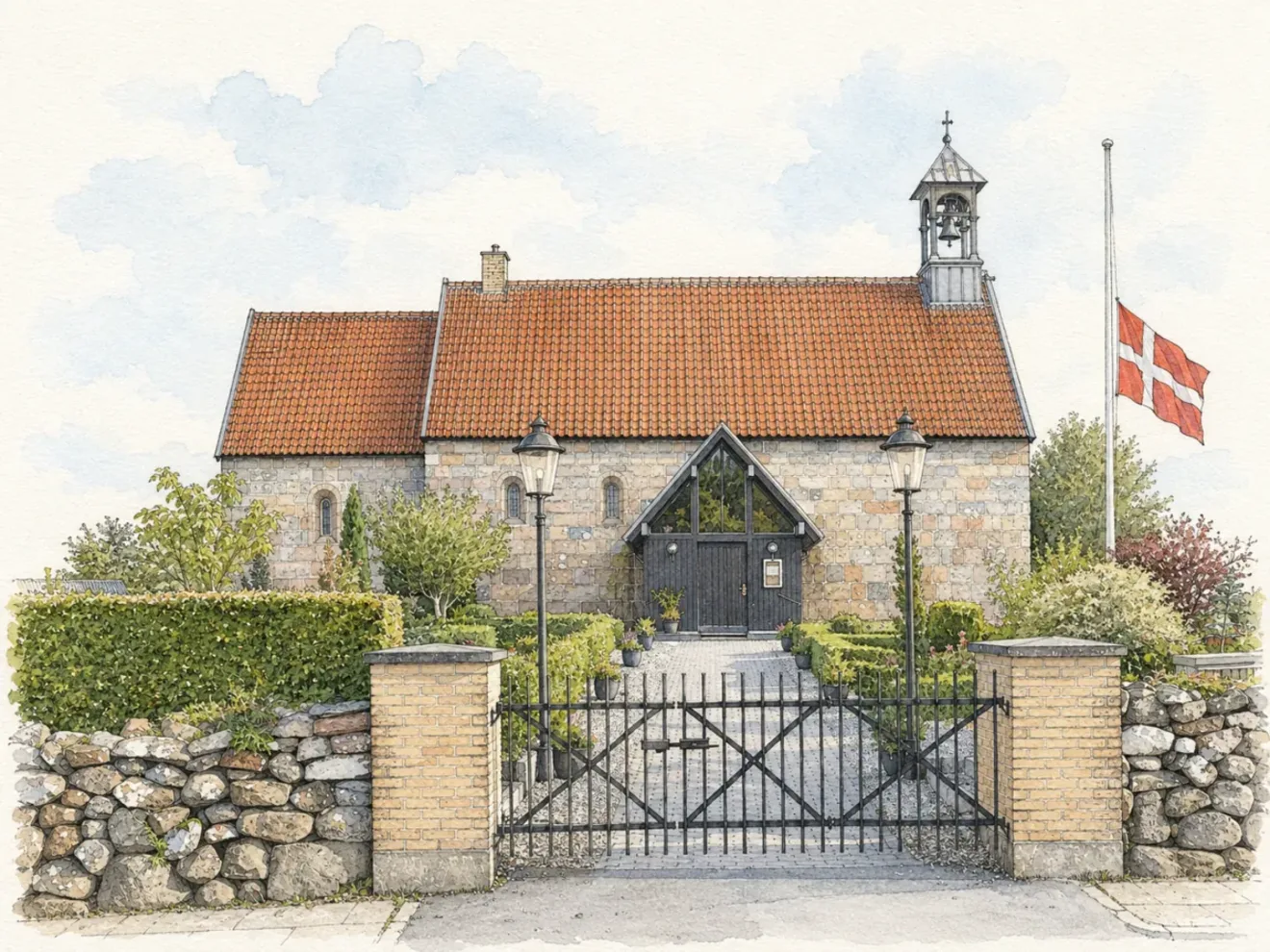 Mammen Kirke, hvor Søhøjlandets Begravelser holder begravelser og bisættelser