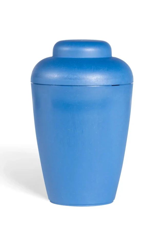 Natur urne, blå