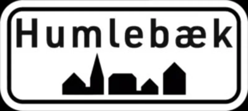 Humlebæk byskilt