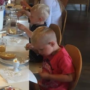 Et lille glimt fra nogle af de sommerferier, hvor bedstefar var med.