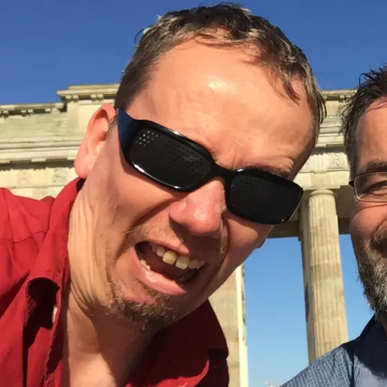 Brian - Bjarne - Berlin 2016.08.24 Brandenburg Tor