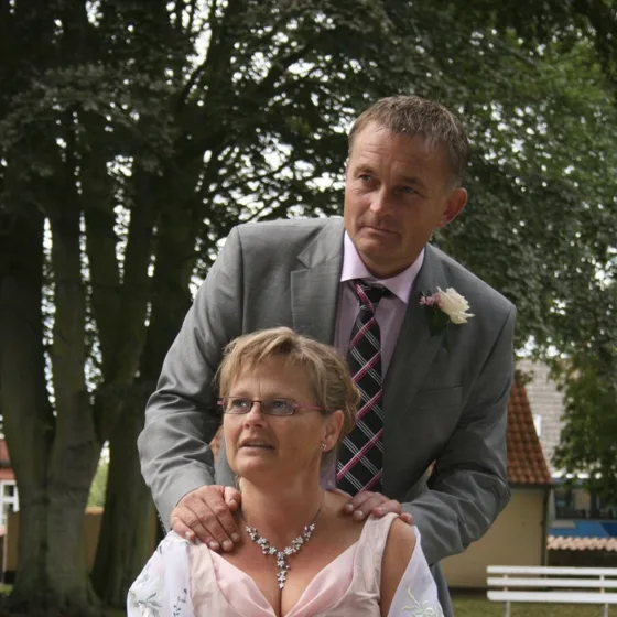 Lotte og Hans var lykkelige gift og fik knap 19 gode år sammen