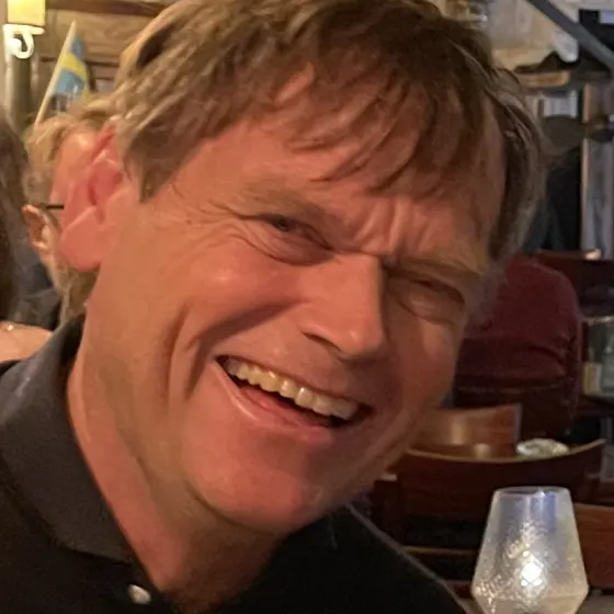 Fra een af vores skønne ture til Gøteborg. Her fra en fiskerestaurant indrettet i en fiskekutter med underholdning af et gedigent jazzorkester. Som det ses var humøret godt