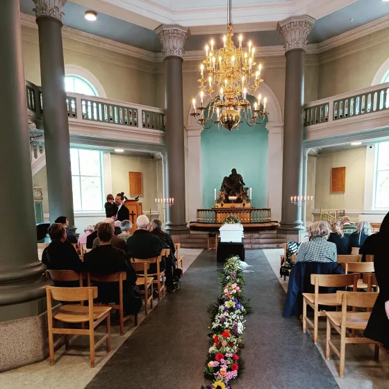 Bisættelse den 13.5 2026 fra De Gamles Bys kirke 