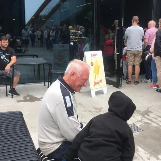 Et lille glimt fra nogle af de sommerferier, hvor bedstefar var med.