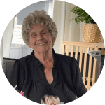 Mindeside for Sonja Holm Sørensen