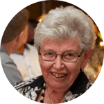 Mindeside for Grethe Vedsted