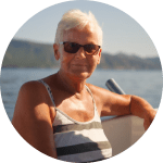 Mindeside for Birgitte Hansen