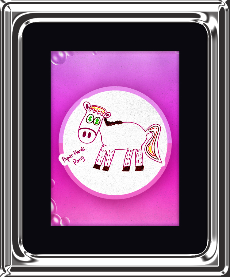 Paper Hands Pony #13435
