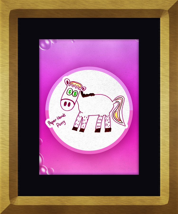 Paper Hands Pony #53037