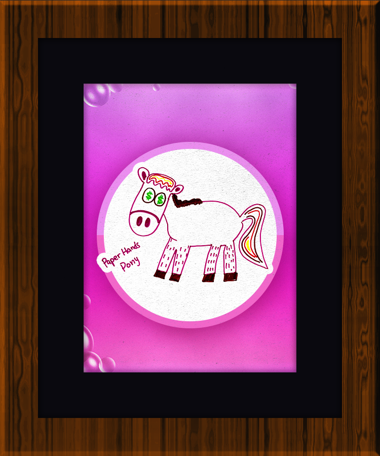Paper Hands Pony #101709