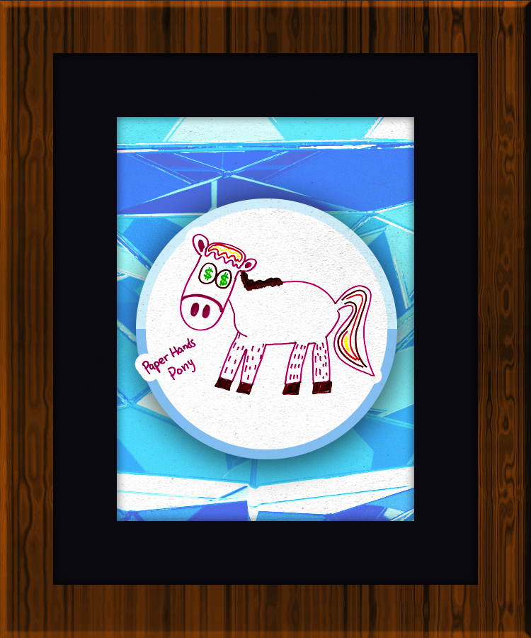 Paper Hands Pony #80690