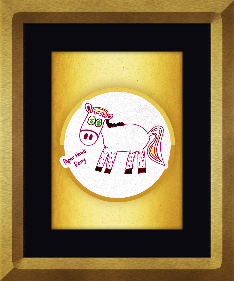 Paper Hands Pony #12818