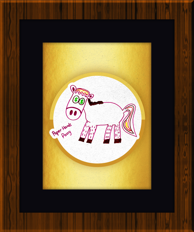 Paper Hands Pony #16570