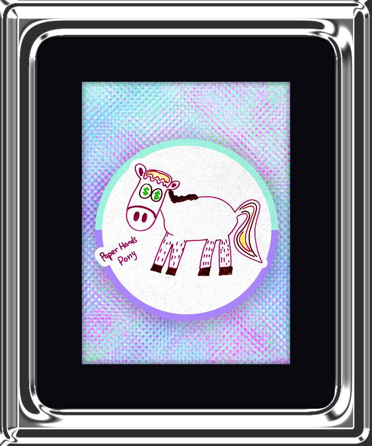 Paper Hands Pony #64112