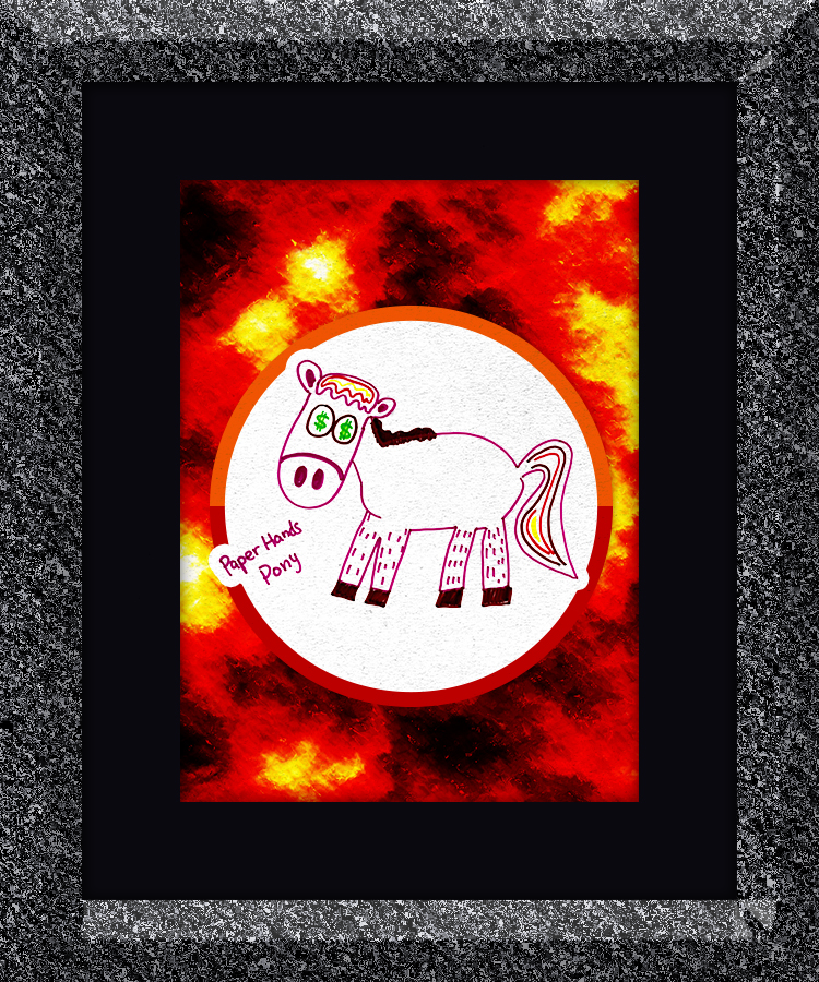 Paper Hands Pony #24764