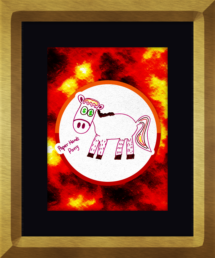 Paper Hands Pony #46104