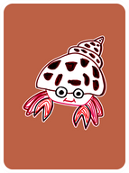 Happy Hermit Crab