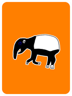 Tasteful Malayan Tapir