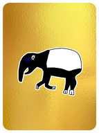 Tasteful Malayan Tapir