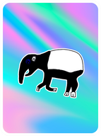 Tasteful Malayan Tapir