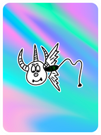Thoughtful Three Horned Harpik
