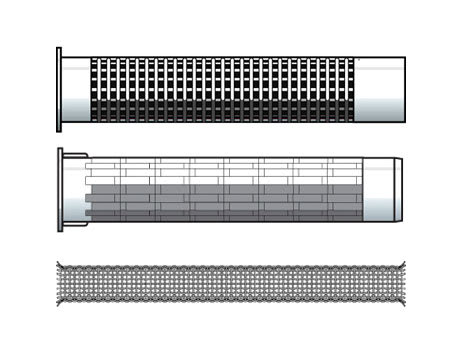 Kjemisk Anker, Hulrom hylse perforert Ø12/M8 (10 pk)