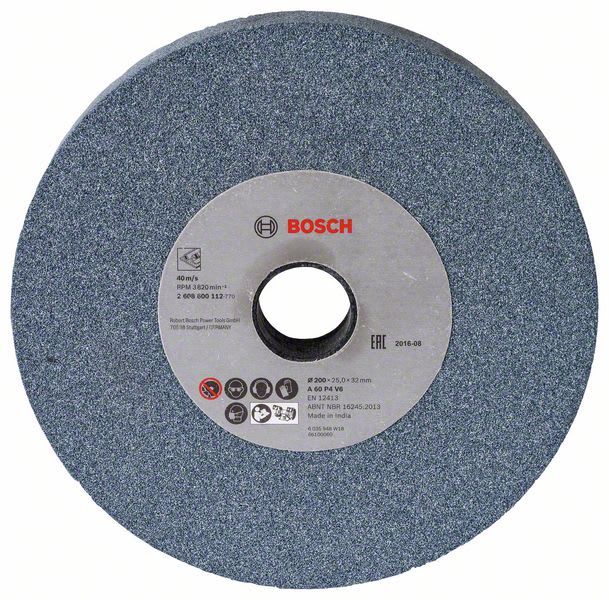 Friedrich Müller Müller EK2002532/20M Grinding Disc EK K60, 200 X 25 X 3220 Mm Medium Abrasives 31206077