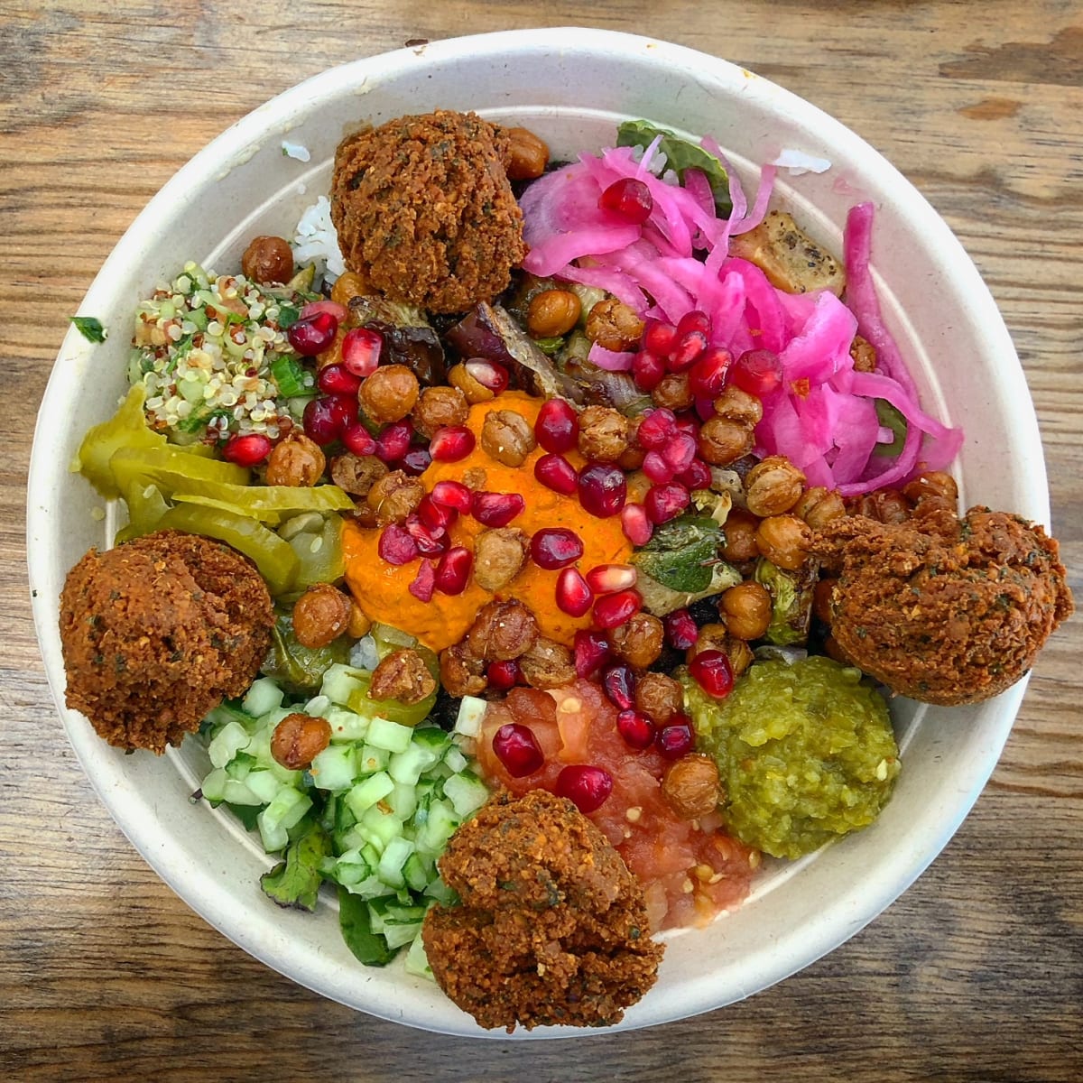 Hummus Bowls & Wraps Neon Feast