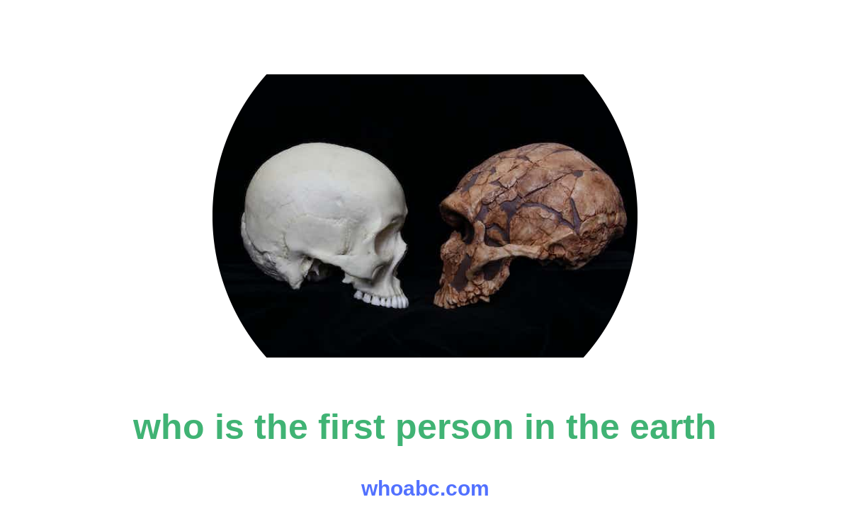 Unlocking the Mystery: Unveiling the First Human Being on Earth image