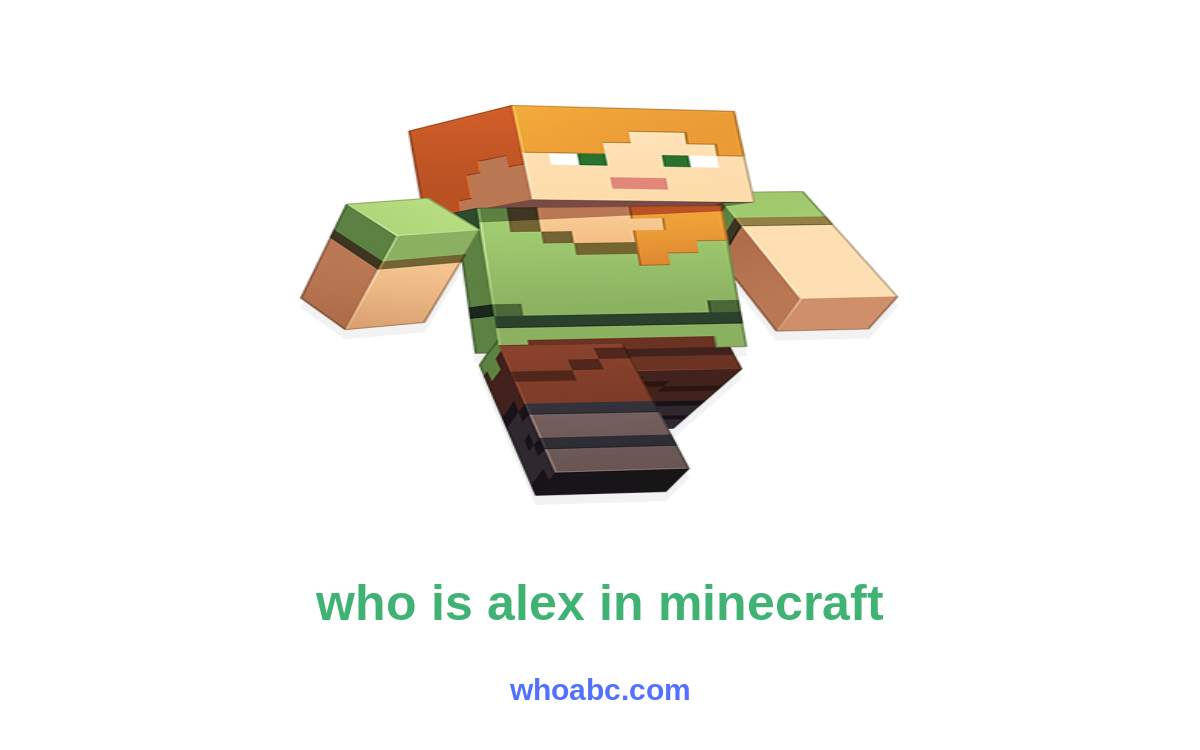 Unveiling the Enigmatic Alex: A Deeper Look into Minecraft's Mystery Character image