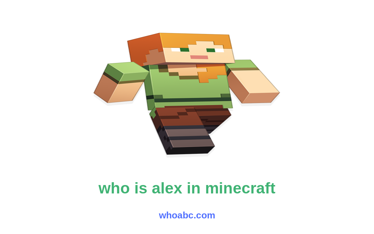 Unveiling the Enigmatic Alex: A Deeper Look into Minecraft's Mystery Character image 