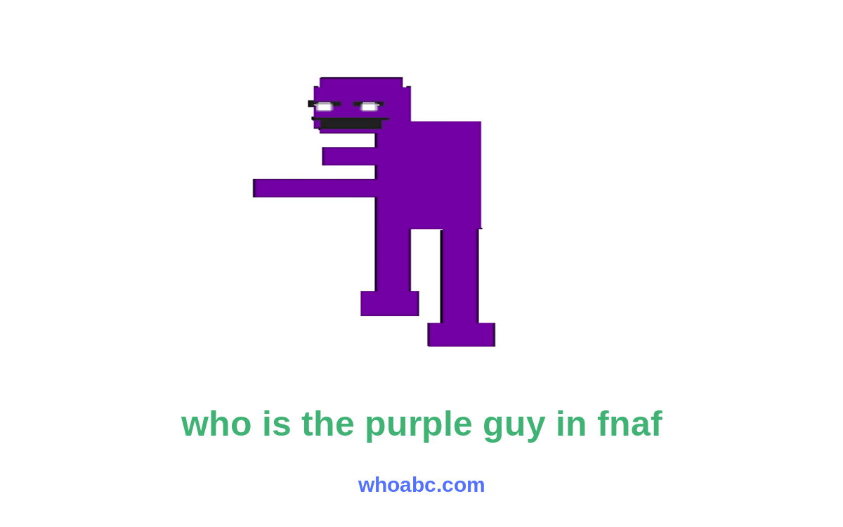 Unmasking the Mysterious Purple Guy: Exploring the Identity in FNAF image 