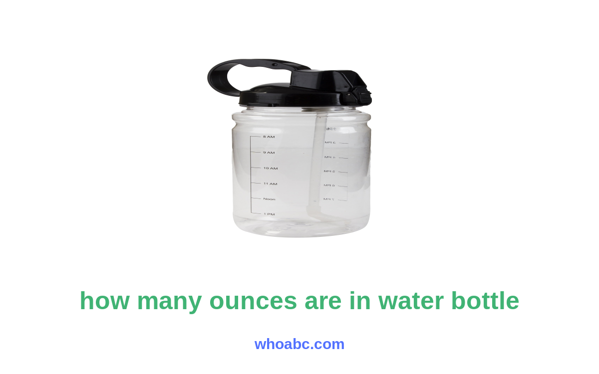 The Ultimate Guide: Discovering the Size Mystery - How Many Ounces are in a Water Bottle? image 