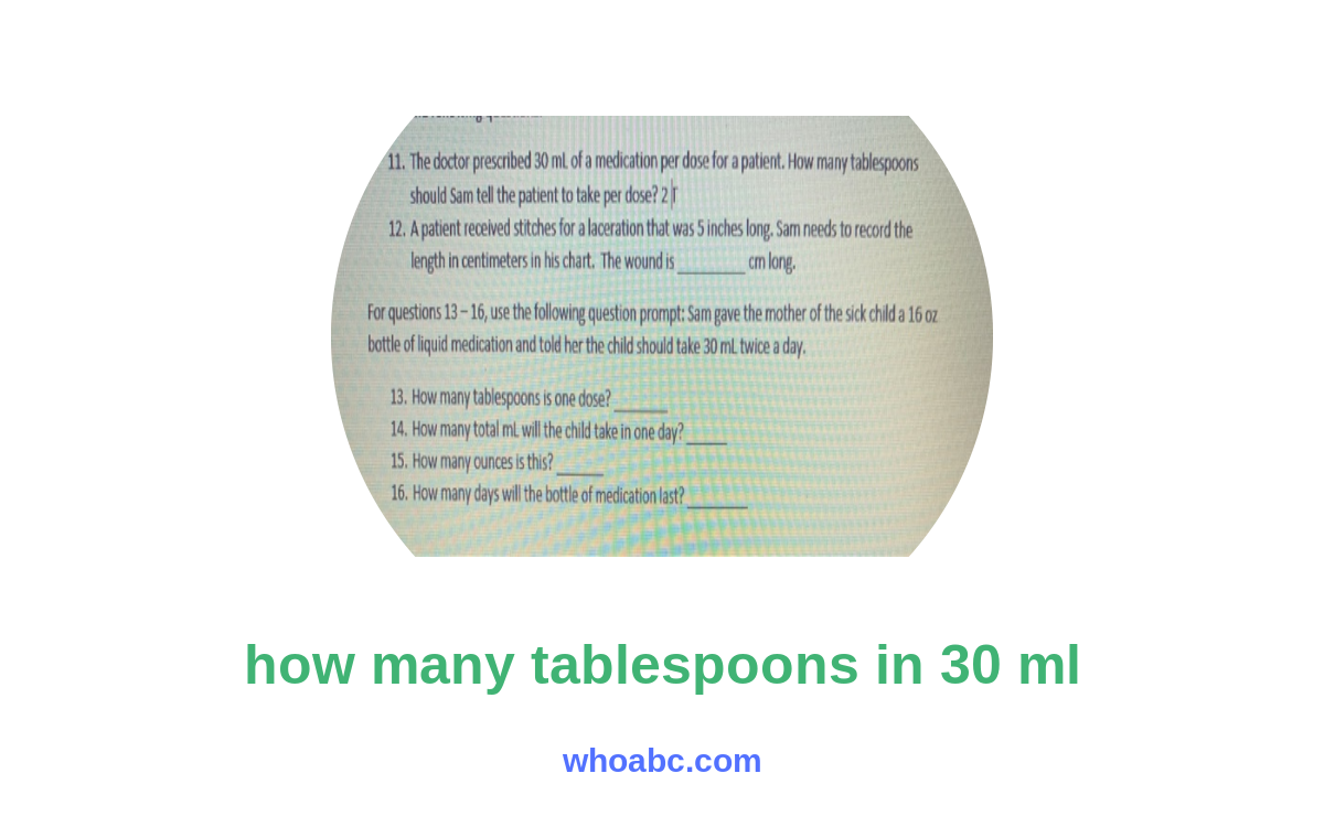 The Ultimate Conversion Guide: Discover How Many Tablespoons in 30 ml image
