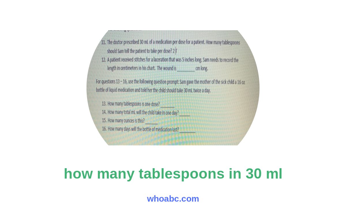 The Ultimate Conversion Guide: Discover How Many Tablespoons in 30 ml image 