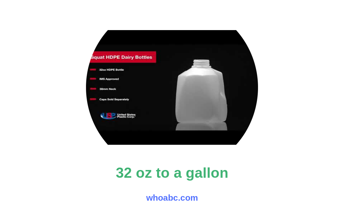 Unlocking the Conversion Mystery: From 32 oz to a Gallon Simplified! image 