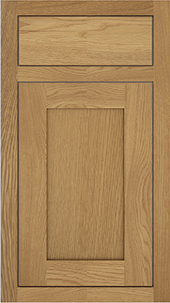 Shaker Hazelnut Inset sample door
