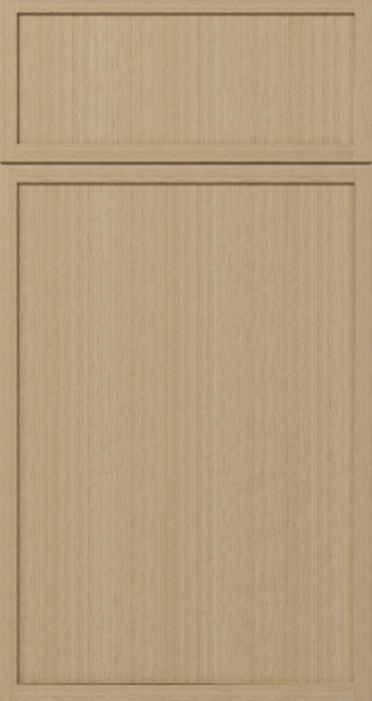 Skinny Shaker White Oak sample door
