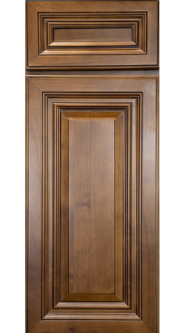 Charleston Saddle Glaze sample door