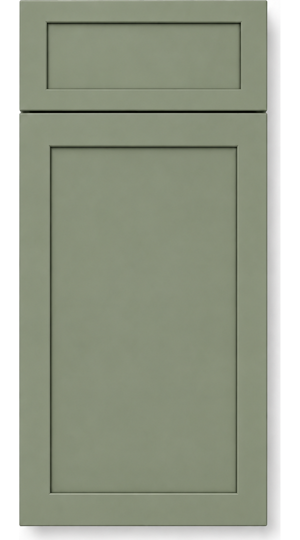 Skinny Shaker Jade Green sample door