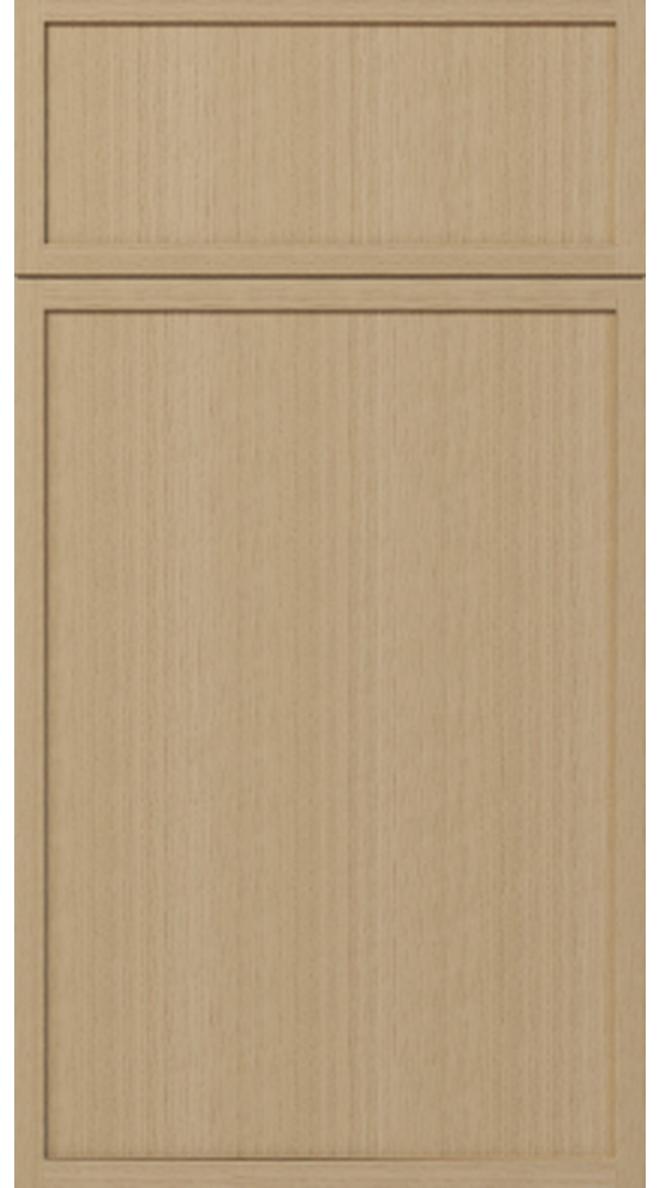 Skinny Shaker White Oak sample door