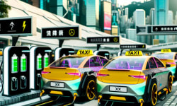Chinese Startup U Power Pioneers Global EV Taxi Revolution with Innovative Battery Swap Technology